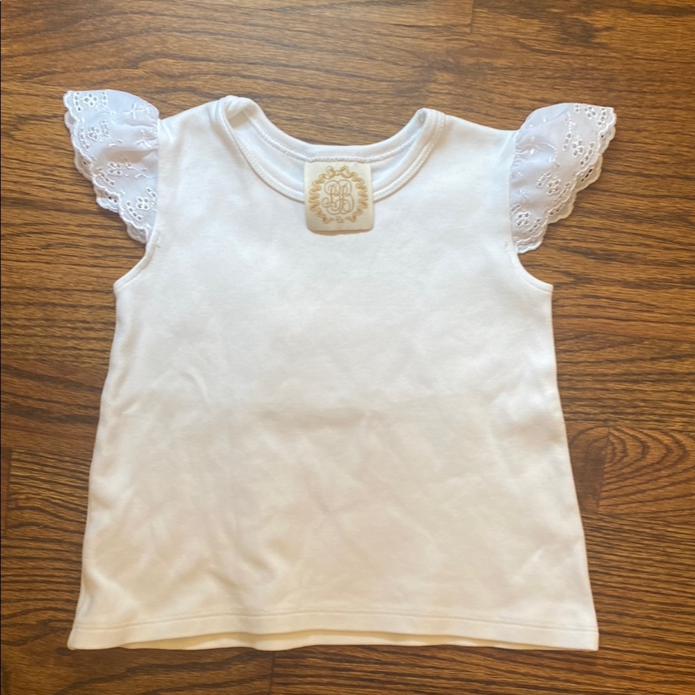 TBBC White Lace Sleeve Kids Top